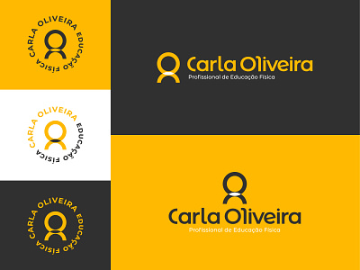 Logo Carla Oliveira - Personal Trainer branding design designergrafico designgrafico graphic design gym illustration logo logobranding logotipo personal personaltrainer ui vector