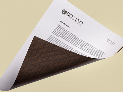 Papel Timbrado - Galeria Bonino branding