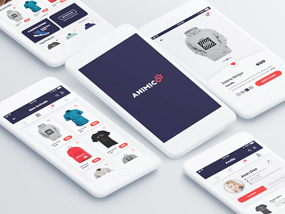 Animico - E commerce App design ecommerce app mobile app design ui ux design