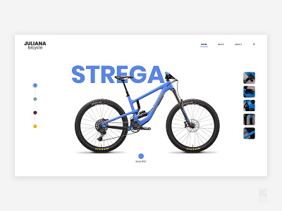 Bicycle Store bicycle design landing page minimal ui ui ux design web web design