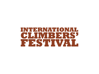 International Climbers' Festival Logotype