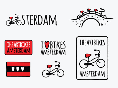 I ♥ Amsterdam amsterdam bicycle bike flag heart