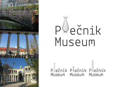 Joze Plecnik Museum Logo a designer in europe columns ljubljana slovenia