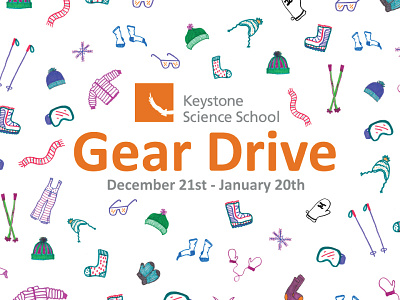 Gear Drive - Pattern for Social Media and Poster clothes gear pattern poster winter