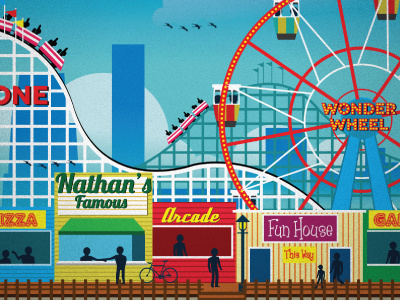 New Coney Island Poster