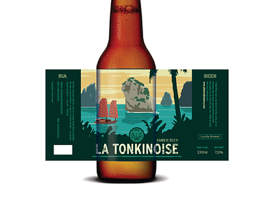 Beer Illustrations & Label Design for B.I.A. Microbrewery