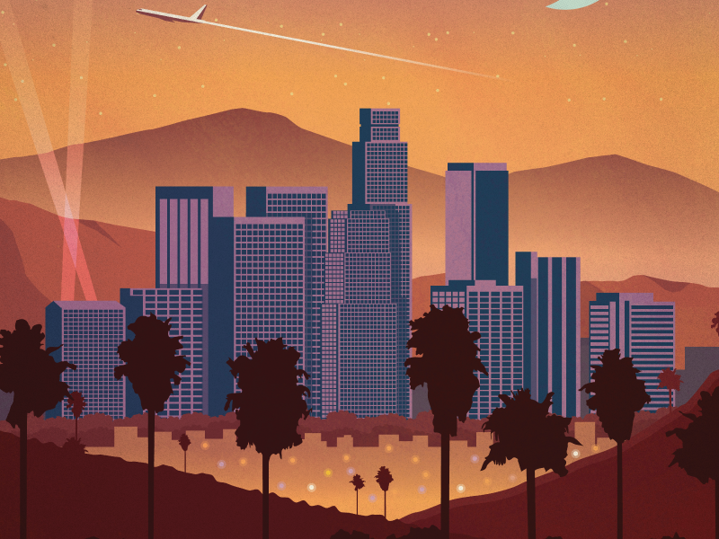 Vintage Los Angeles by Alex Asfour on Dribbble