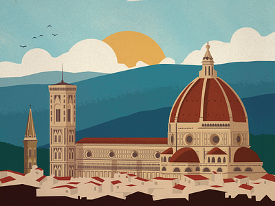 Vintage Florence Poster