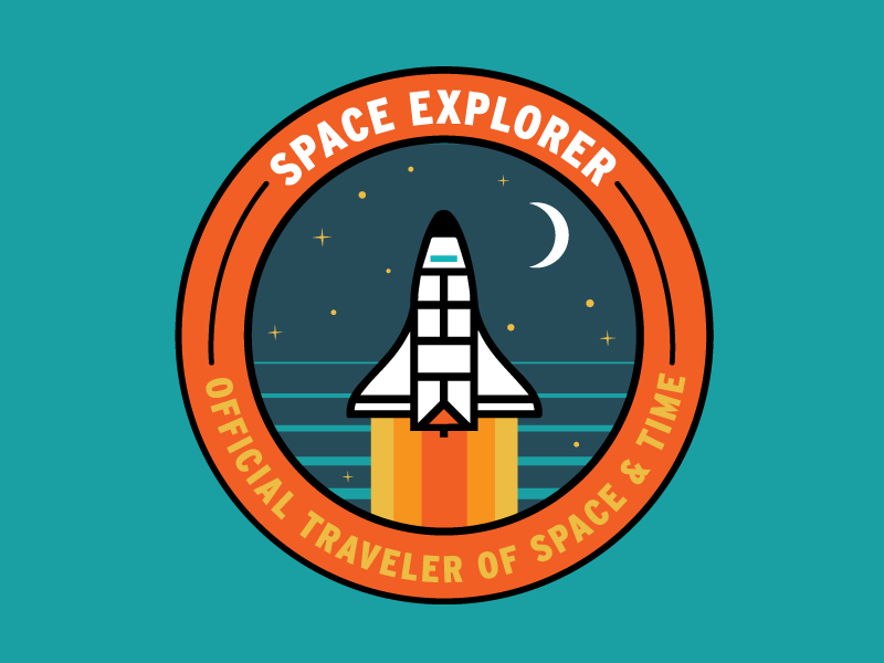 Space Explorer Patch by Alex Asfour on Dribbble