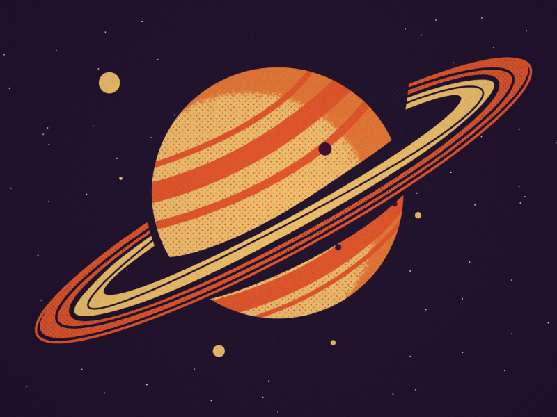 Saturn by Alex Asfour on Dribbble