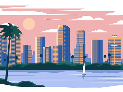 Eventbrite Miami City Browser Page design editorial eventbrite illustration product design