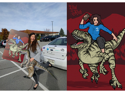 Vlad & Ruth Project adobe dinosaur illustration illustrator nurse raptor vector vector art vector illustration wacom