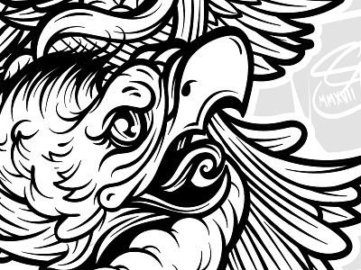 Freedom Bird Illy adobe illustrator eagle freedom illustration vector art wacom