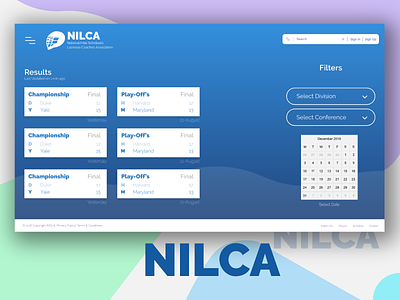 NILCA-Website revamp