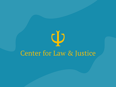 Center for Law &Justice - Logo app branding clean colorful design dribble flat graphic icon identity illustration illustrator lettering logo minimal type typography vector web website