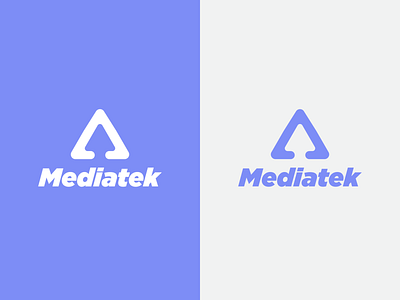 Mediatek - Logo app branding clean colorful design dribble first shot flat graphic hello dribble icon identity illustration illustrator lettering logo minimal type typography vector
