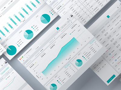 Analytical Dashboard charts dashboard dashboard ui data visulization design graphs minimal tables ux