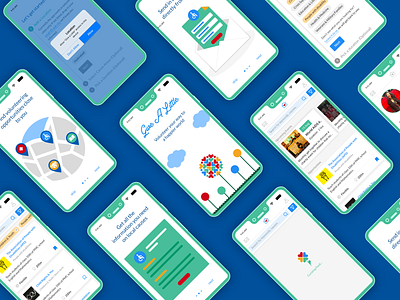 Give A Little - Volunteering App app app design colorful mobile mobile ui ux