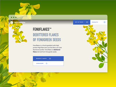 Natrusolate Website - Fenugreek Screen