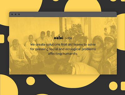 Ooloi website social sector webdesign website website design