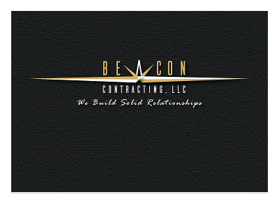 Beacon Contracting, LLC branding branding design creative design design graphic design illustration logo logo design typography