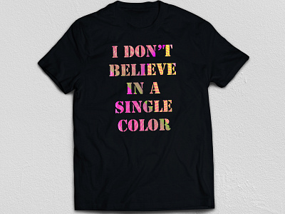 Rainbow_black creative design custom design illustration print design tshirt design