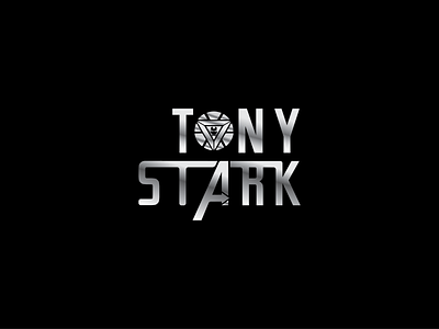 Tony Stark avengers creative design design graphic design illustration iron man logo logo design marvel movie vector word logo