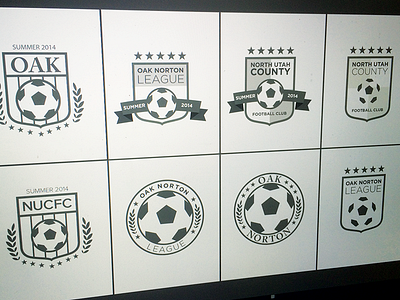 North Utah County Soccer crest design football football club league soccer utah county