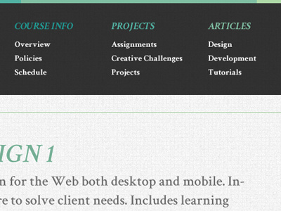 Uvu Teaching Site css html interactive web web design