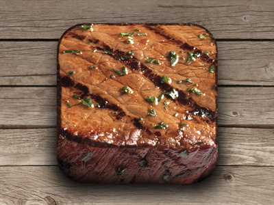 Steak iPhone icon