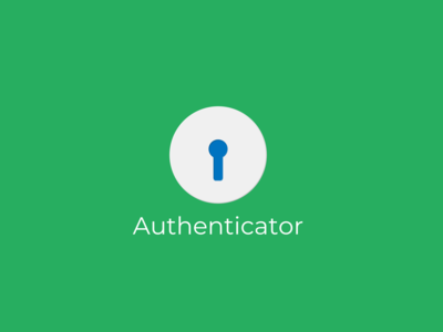 Authenticator Concept Logo authenticator google authenticator lock logo one time passcode totp