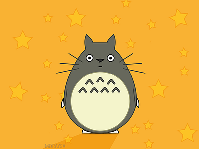 Totoro Final design designer gibli graphic hayao illustration illustrator miyazaki totoro