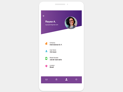 Daily UI :: 006 - User Profile