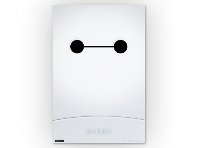 Minimalist Big Hero 6 big hero 6 bighero6 disney illustration minimalism minimalist pixar poster robot