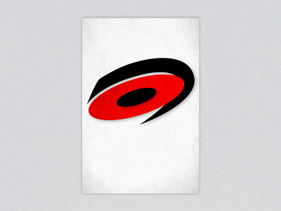 Minimalist Carolina Hurricanes Logo art carolina design hockey hurricanes illustrator minimalist nhl print sports