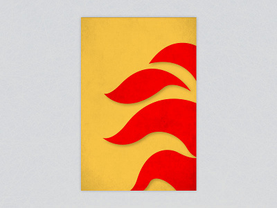 Minimalist Calgary Flames Logo
