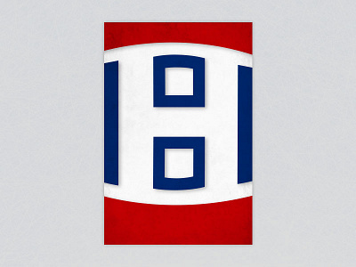 Minimalist Montreal Canadiens Logo art canadiens design hockey illustrator minimalist montreal nhl print quebec sports