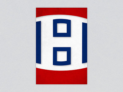 Minimalist Montreal Canadiens Logo