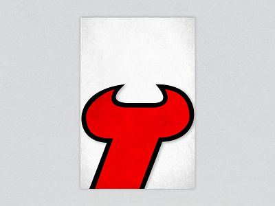 Minimalist New Jersey Devils Logo