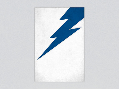 Minimalist Tampa Bay Lightning Logo art bay design hockey illustrator minimalist nhl print rays sports tampa