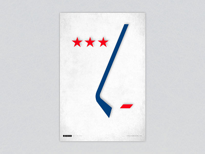 Minimalist Washington Capitals Logo art capitals design hockey illustrator minimalist nhl print sports washington