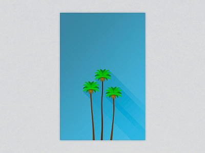 Minimalist Dodger Stadium - Los Angeles Dodgers ballpark california illustrator minimalist minimalist art palm trees palmtrees photoshop sky stadium