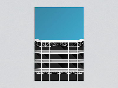 Minimalist Globe Life Park - Texas Rangers architecture art ballpark baseball frieze illustrator minimalist minimalist art photoshop sports stadium