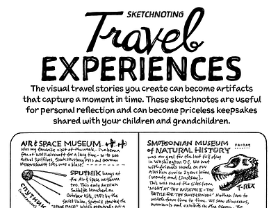 Sketchnote Workbook: Sketchnoting Travel Experiences book sketchnote sketchnoteworkbook travel