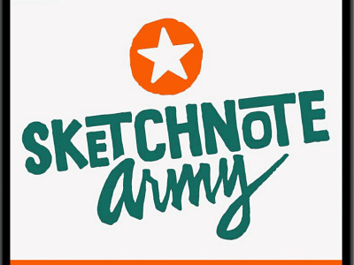 Sketchnote Army Podcast Identity logo podcast sketchnote