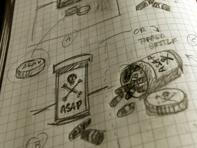 ASAP is Poison Sketch for REWORK moleskine pencil rework sketches sketchnote