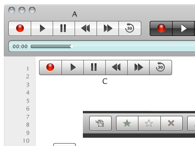 In-Progress App UI v2 controls mac osx ui