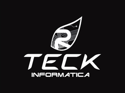 R Teck folha infotmática logo sustentabilidade tecnologia