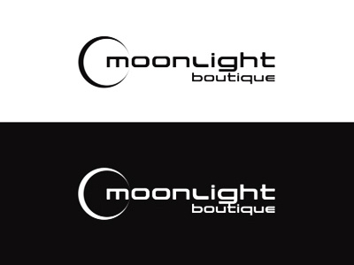 Moonlight boutique logo loja marca pb