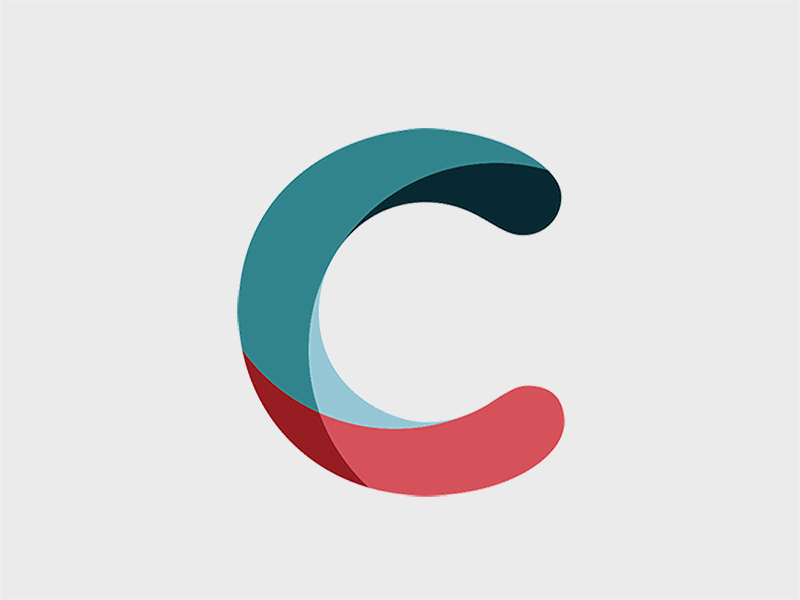 C Around the Future branding dynamic dynamic logo